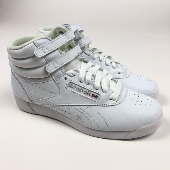 Reebok Shoes - Reebok Classics Freestyle Hi White Retro Shoe 2-70